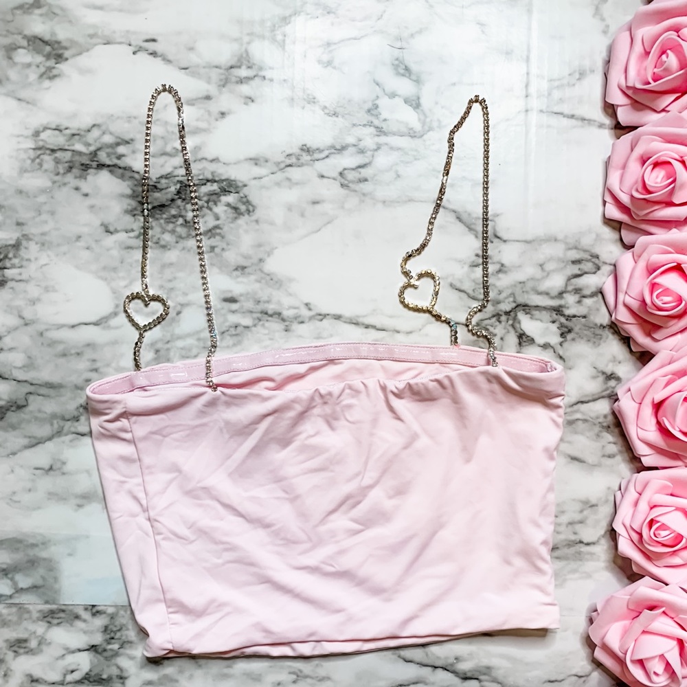 Meshki Heart Chain Strap Crop Top 💘 - Picture 5 of 15